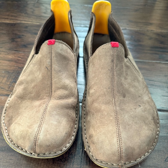 Vivobarefoot Other - Brown leather mens barefoot-style slip-on shoes